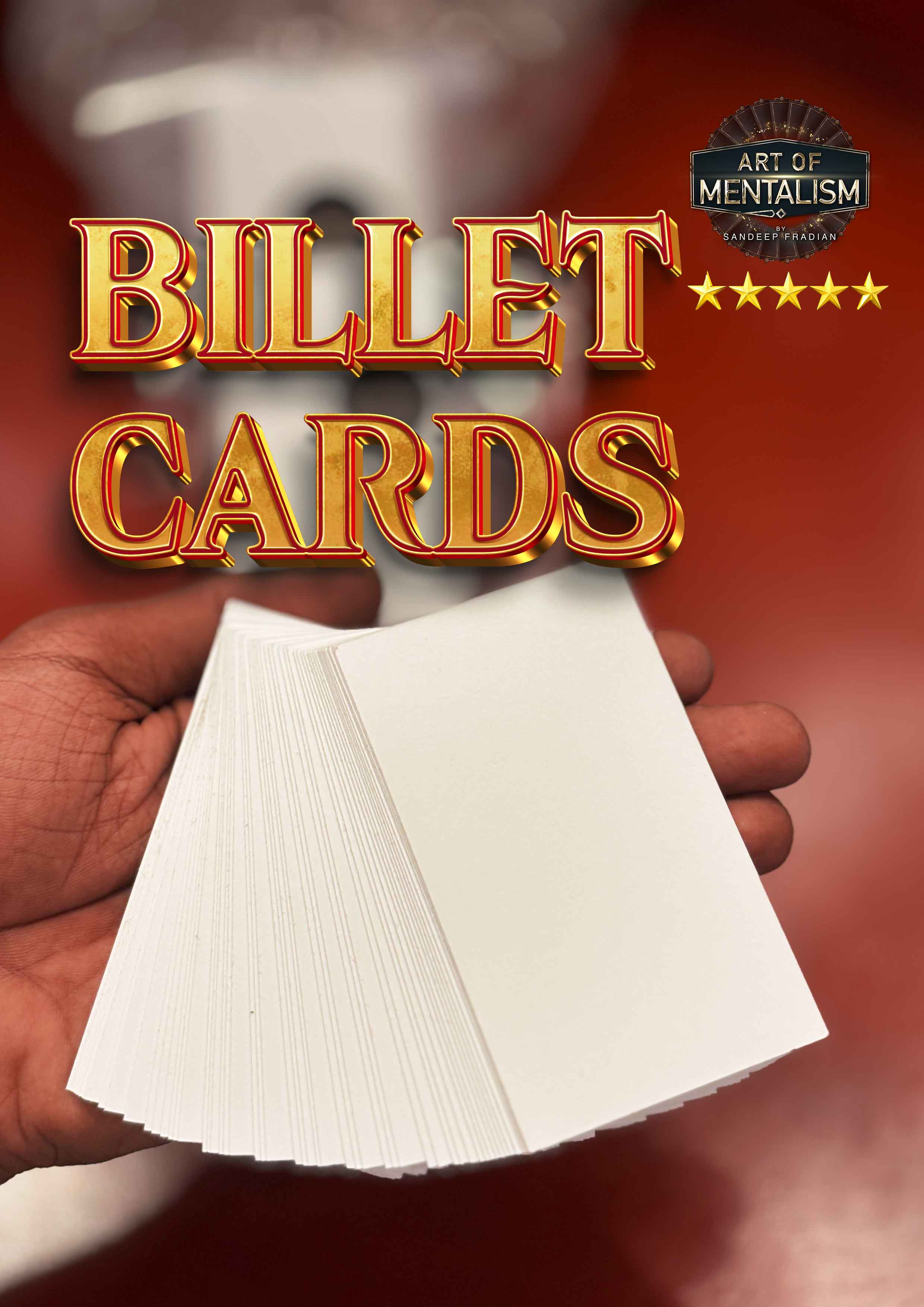 BILLET CARDS - BLANK CARDS