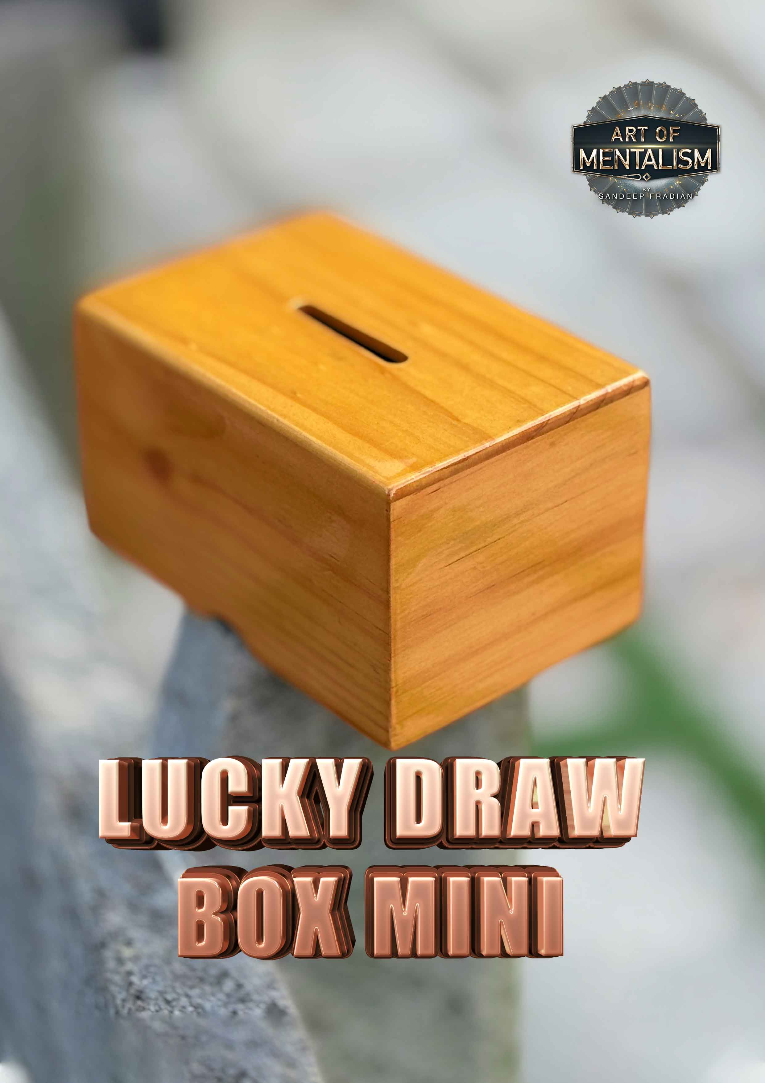 LUCKY DRAW BOX MINI-WOODEN